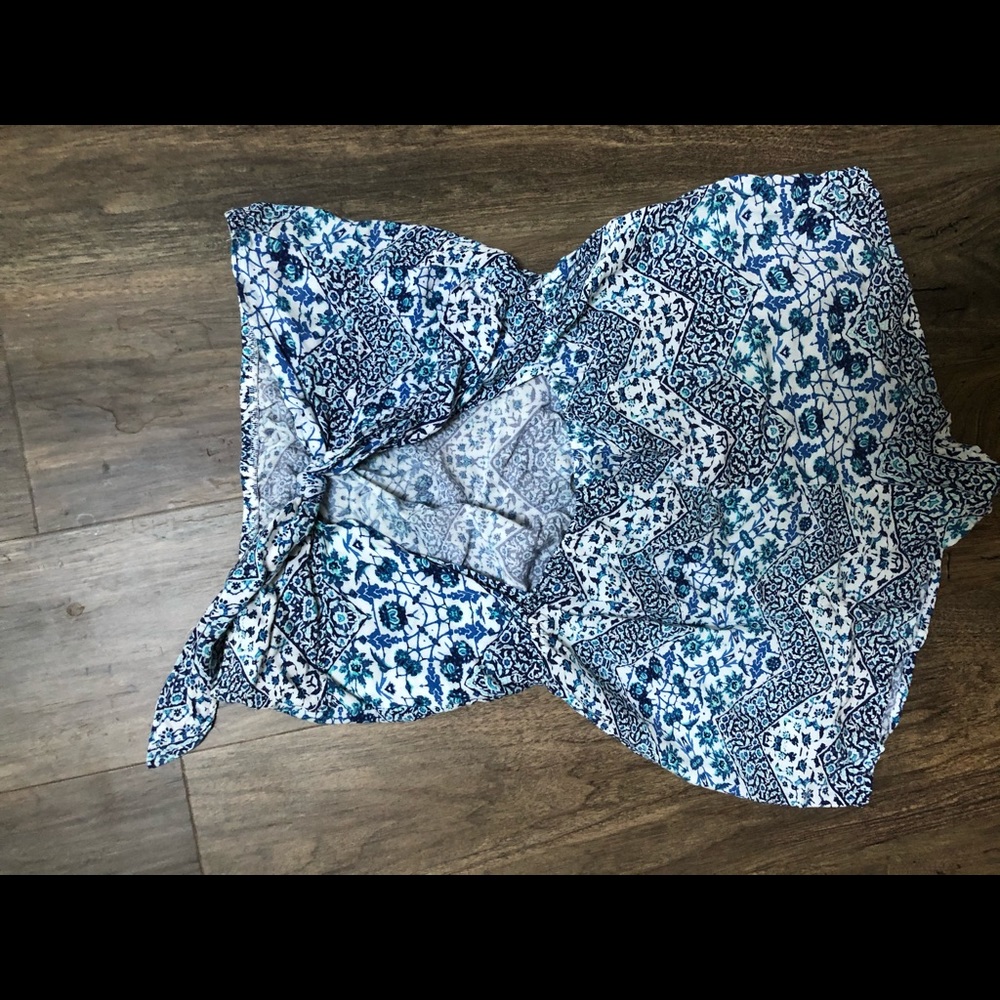 Blue patterned romper - Picture 2 of 4